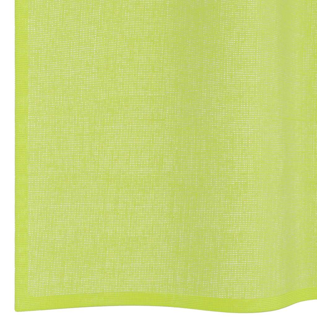 Tende in Voile con Linguetta 2 pz Verde Mela | homemem39