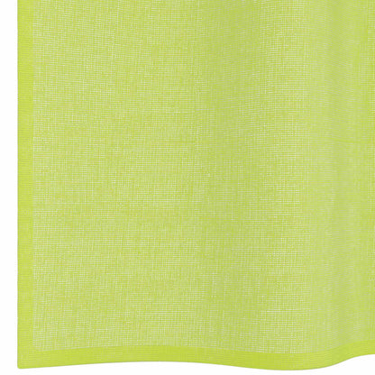 Tende in Voile con Linguetta 2 pz Verde Mela