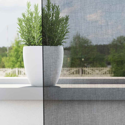 Tende in Voile con Linguetta 2 pz Nero | homemem39