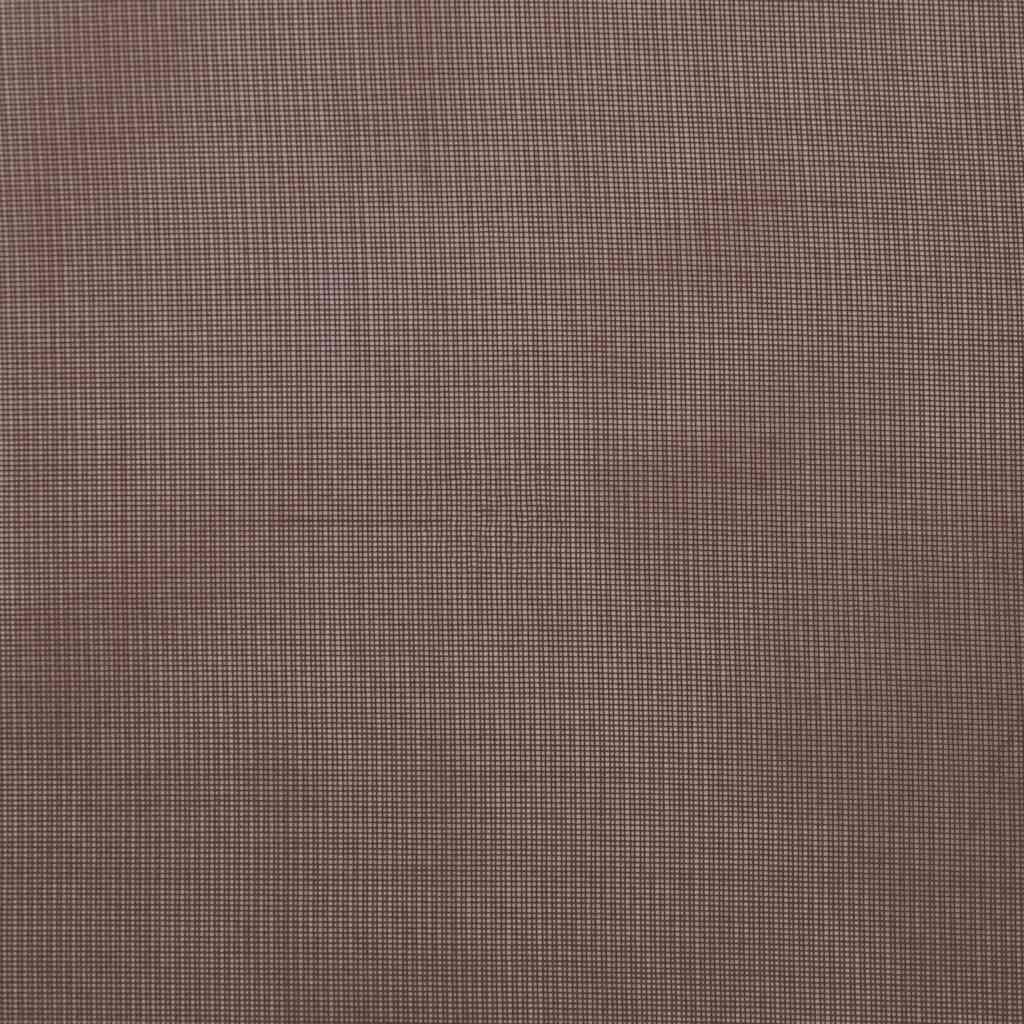 Tende in Voile con Linguetta 2 pz Marrone