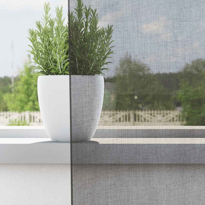 Tende in Voile con Passanti 2 pz Grigio Scuro 140x260 cm | homemem39