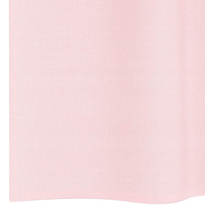 Tende in Voile con Passanti 2 pz Rosa Chiaro 140x140 cm | homemem39