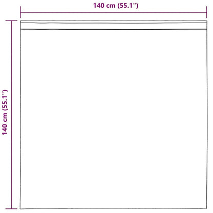 Tende in Voile con Passanti 2 pz Rosa 140x140 cm | homemem39