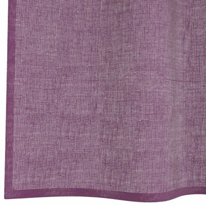 Tende in Voile con Passanti 2 pz Viola 140x140 cm | homemem39