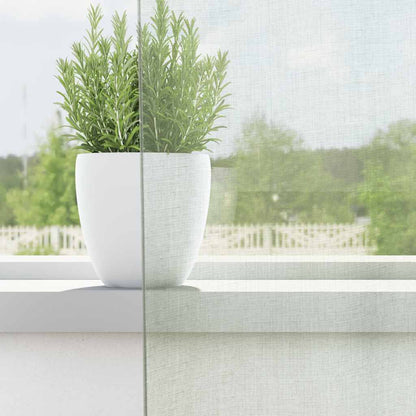 Tende in Voile con Passanti 2 pz Grigio Chiaro 140x140 cm