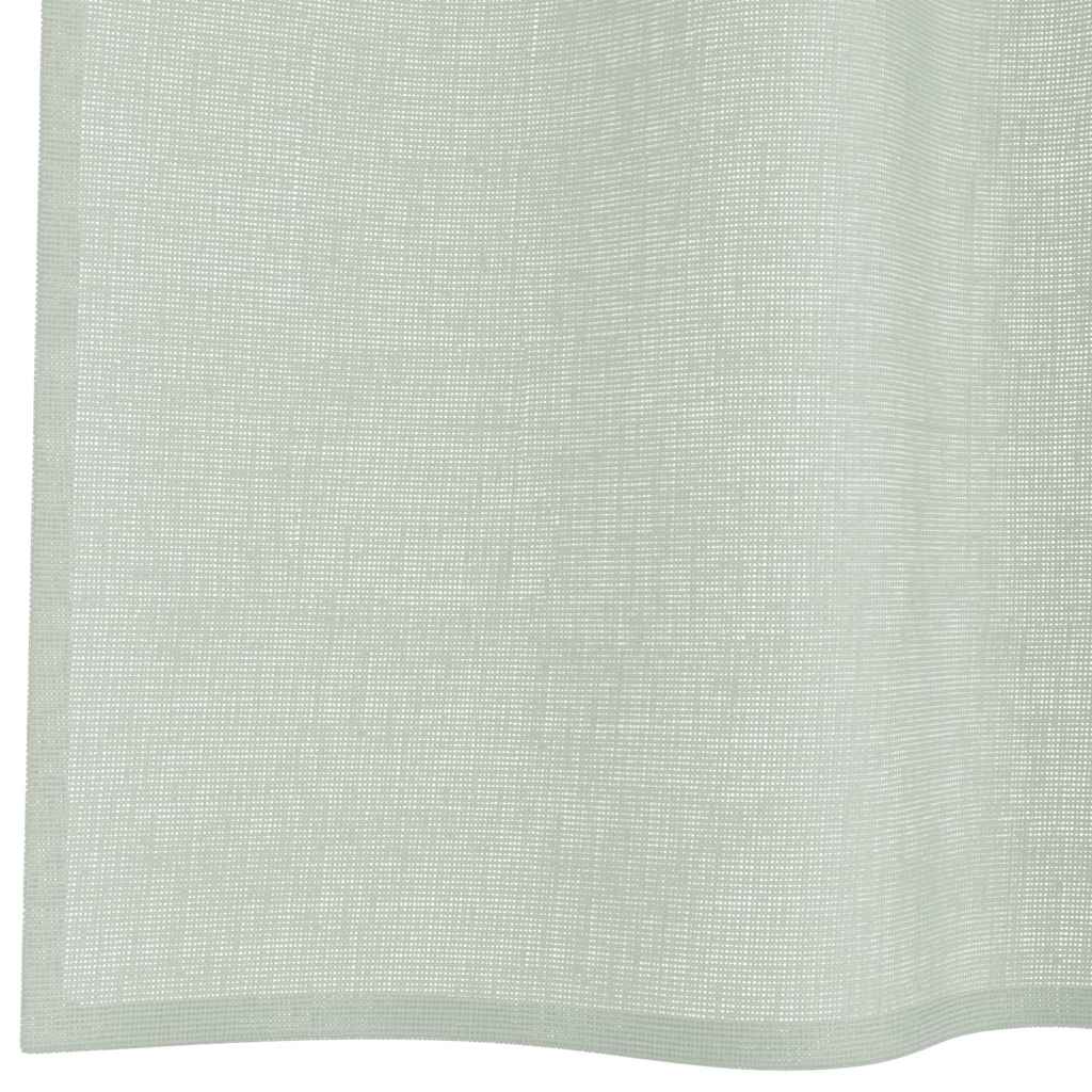 Tende in Voile con Passanti 2 pz Grigio Chiaro 140x140 cm | homemem39