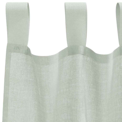Tende in Voile con Passanti 2 pz Grigio Chiaro 140x175 cm | homemem39