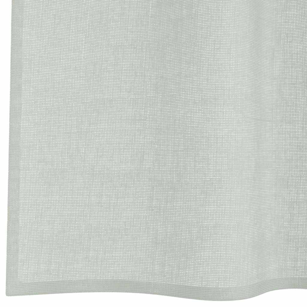 Tende in Voile con Passanti 2 pz Grigio Chiaro 140x225 cm | homemem39