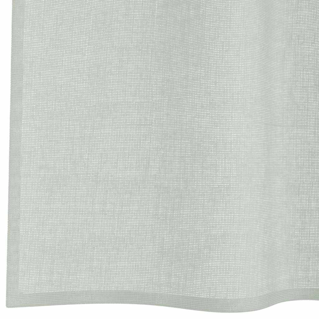 Tende in Voile con Passanti 2 pz Grigio Chiaro 140x245 cm | homemem39