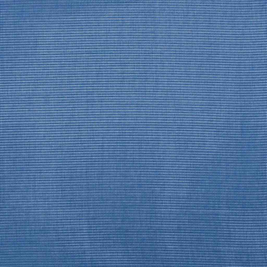Tende in Voile con Passanti 2 pz Blu Reale 140x140 cm