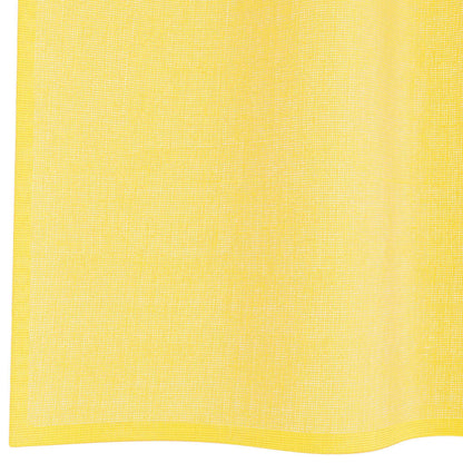Tende in Voile con Passanti 2 pz Giallo 140x260 cm | homemem39