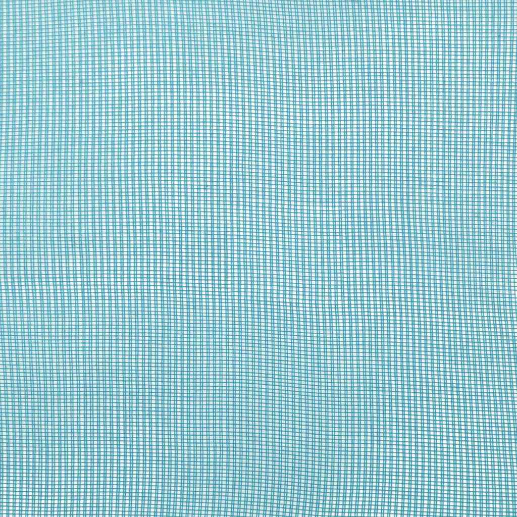 Tende in Voile con Passanti 2 pz Turchese 140x140 cm | homemem39