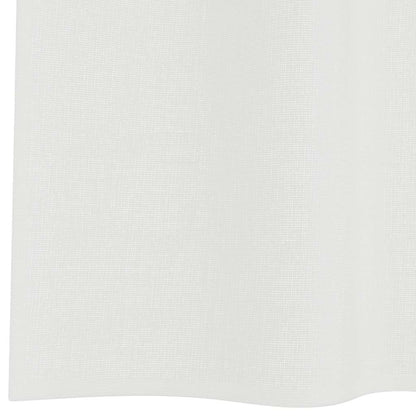 Tende in Voile con Passanti 2 pz Bianco 140x225 cm | homemem39