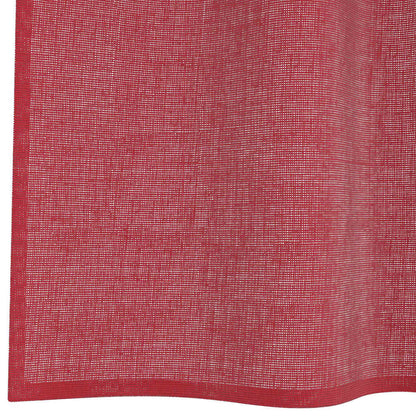 Tende in Voile con Passanti 2 pz Rosso Vino 140x175 cm | homemem39