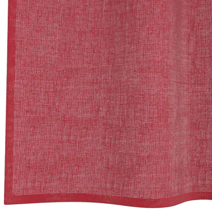 Tende in Voile con Passanti 2 pz Rosso Vino 140x260 cm | homemem39