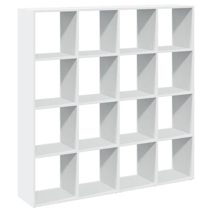 Libreria Bianca 137,5x29x137,5 cm in Legno Multistrato | homemem39