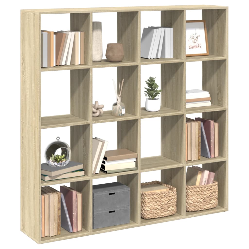 Libreria Rovere Sonoma 137,5x29x137,5 cm in Legno Multistrato | homemem39