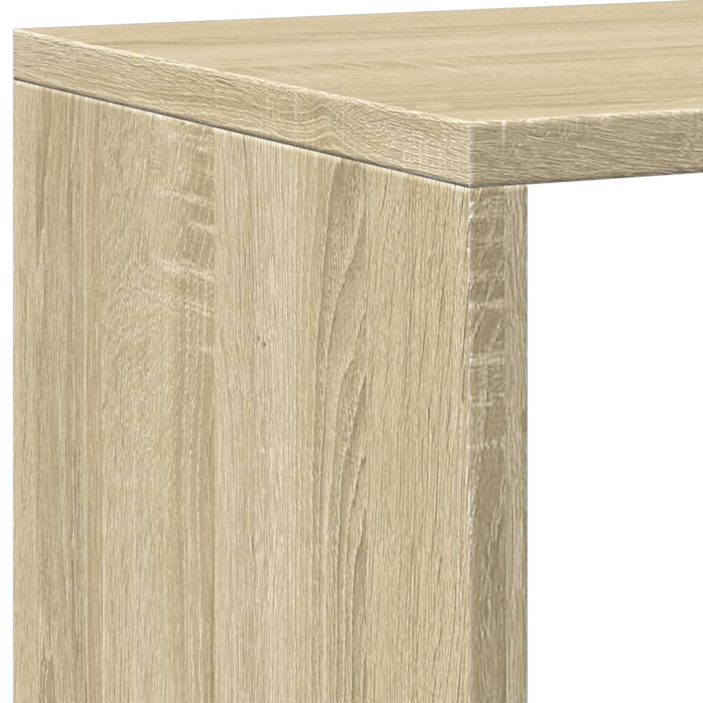 Libreria Rovere Sonoma 137,5x29x137,5 cm in Legno Multistrato | homemem39