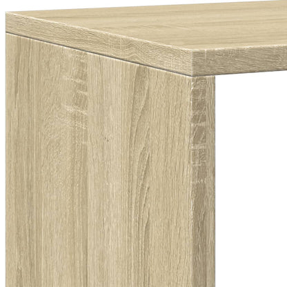 Libreria Rovere Sonoma 137,5x29x137,5 cm in Legno Multistrato | homemem39