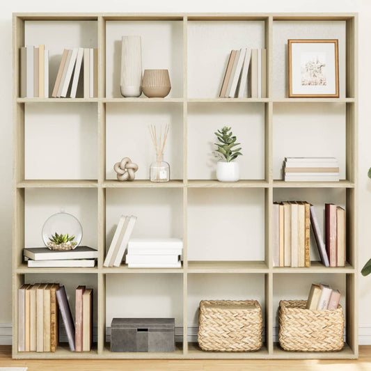 Libreria Rovere Sonoma 137,5x29x137,5 cm in Legno Multistrato | homemem39