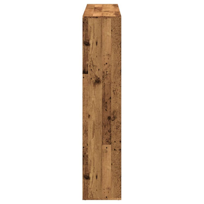 Libreria Legno Antico 137,5x29x137,5 cm in Legno Multistrato | homemem39