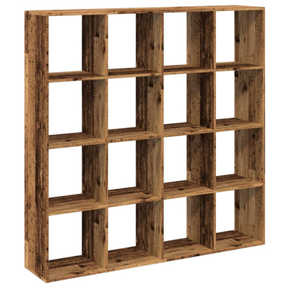 Libreria Legno Antico 137,5x29x137,5 cm in Legno Multistrato | homemem39