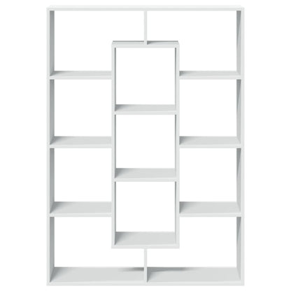 Libreria Bianca 102x29x143 cm in Legno Multistrato | homemem39