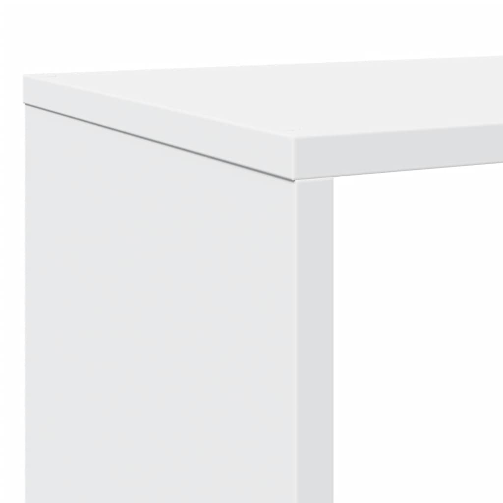 Libreria Bianca 102x29x143 cm in Legno Multistrato | homemem39