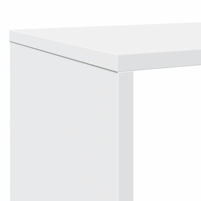Libreria Bianca 102x29x143 cm in Legno Multistrato | homemem39