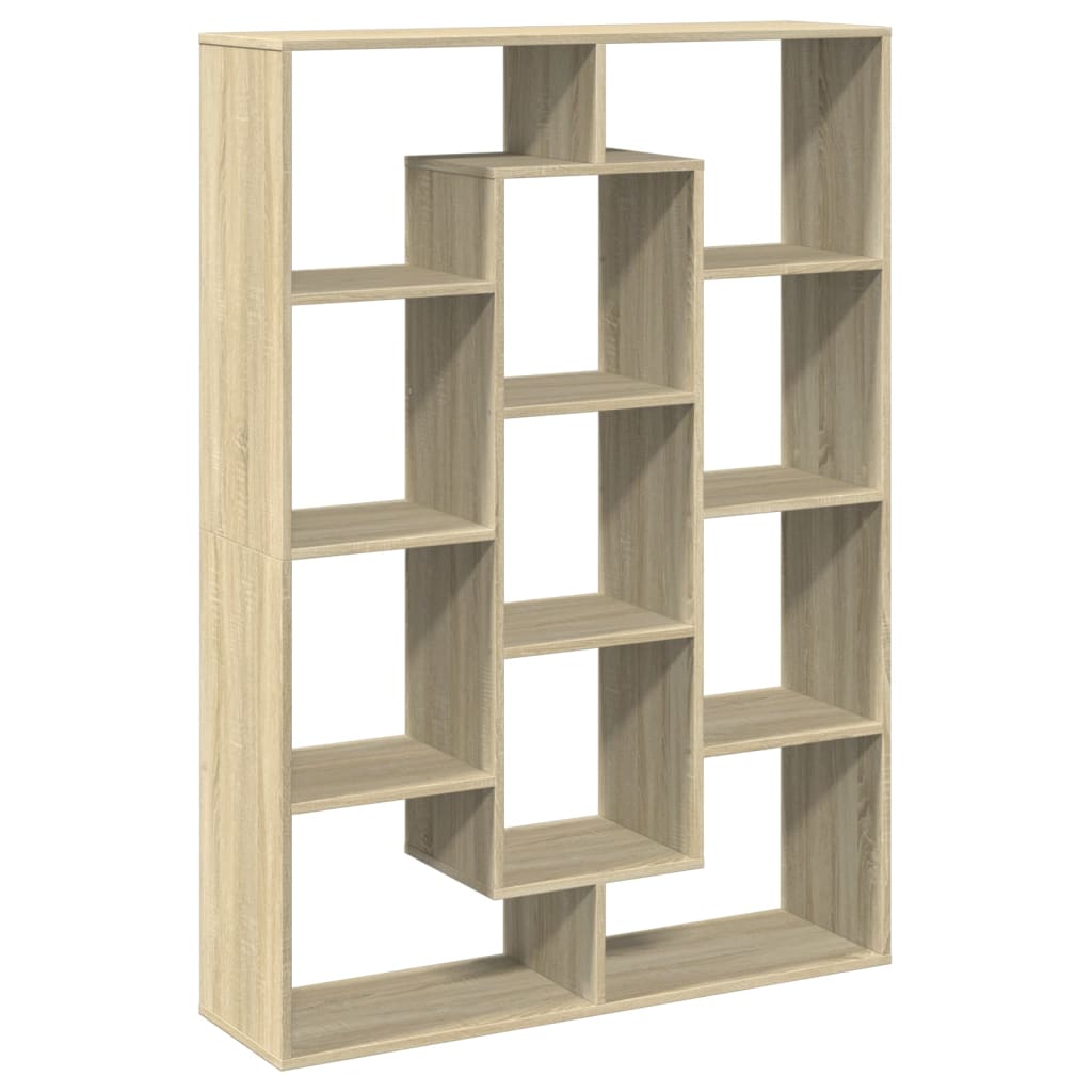 Libreria Rovere Sonoma 102x29x143 cm in Legno Multistrato | homemem39