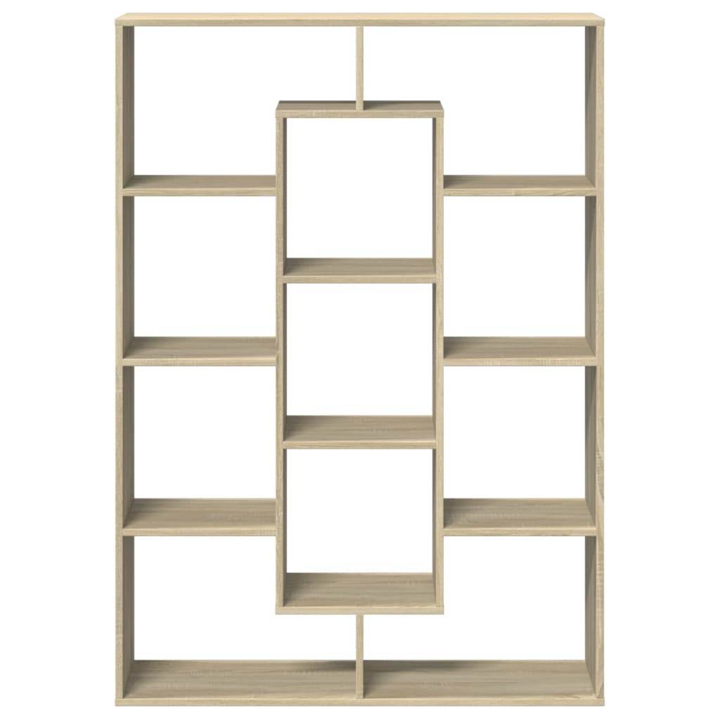 Libreria Rovere Sonoma 102x29x143 cm in Legno Multistrato | homemem39