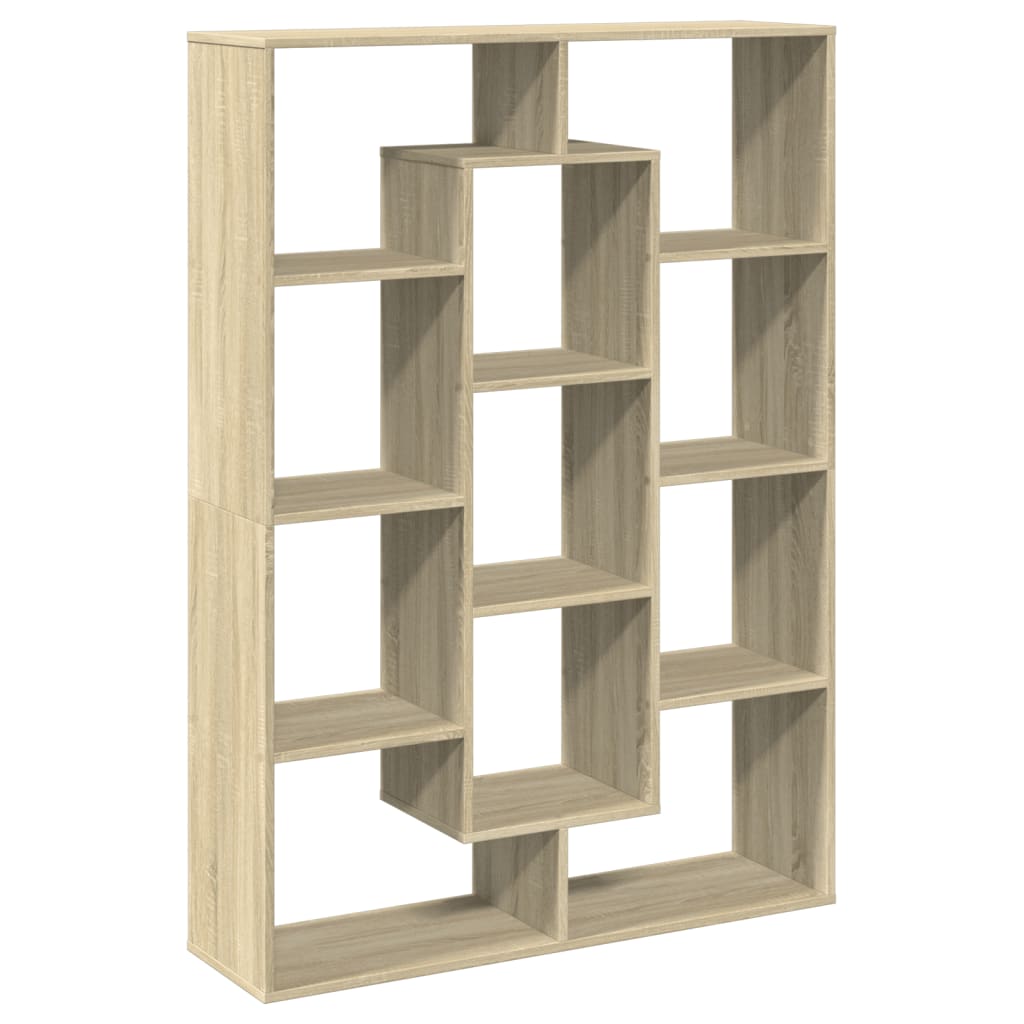 Libreria Rovere Sonoma 102x29x143 cm in Legno Multistrato | homemem39