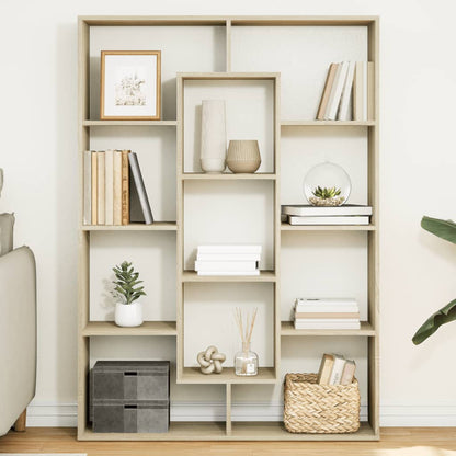 Libreria Rovere Sonoma 102x29x143 cm in Legno Multistrato | homemem39