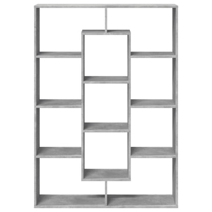 Libreria Grigio Cemento 102x29x143 cm in Legno Multistrato | homemem39