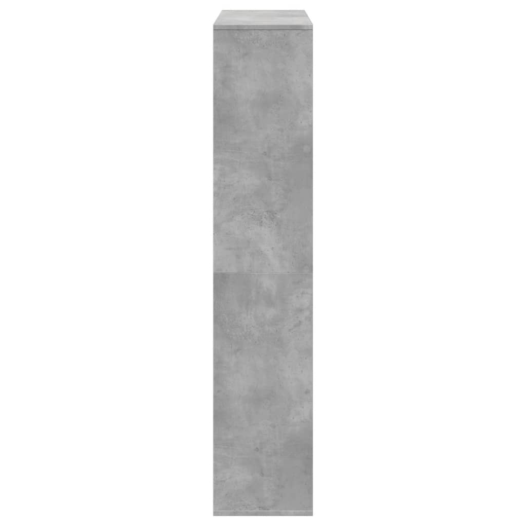 Libreria Grigio Cemento 102x29x143 cm in Legno Multistrato | homemem39