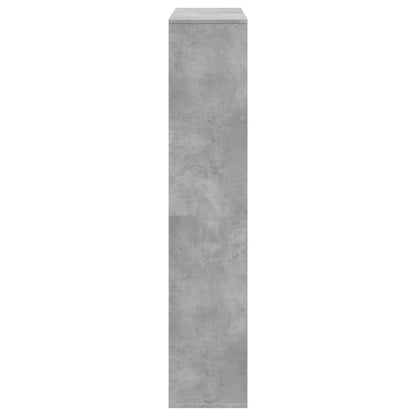 Libreria Grigio Cemento 102x29x143 cm in Legno Multistrato | homemem39