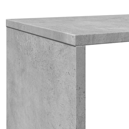 Libreria Grigio Cemento 102x29x143 cm in Legno Multistrato | homemem39