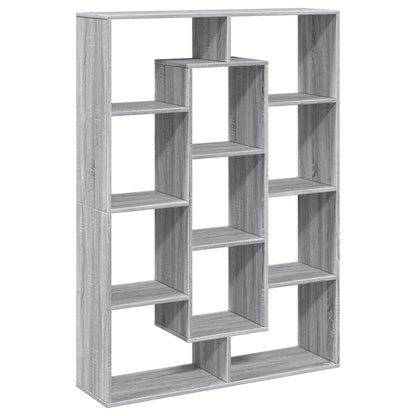 Libreria Grigio Sonoma 102x29x143 cm in Legno Multistrato | homemem39