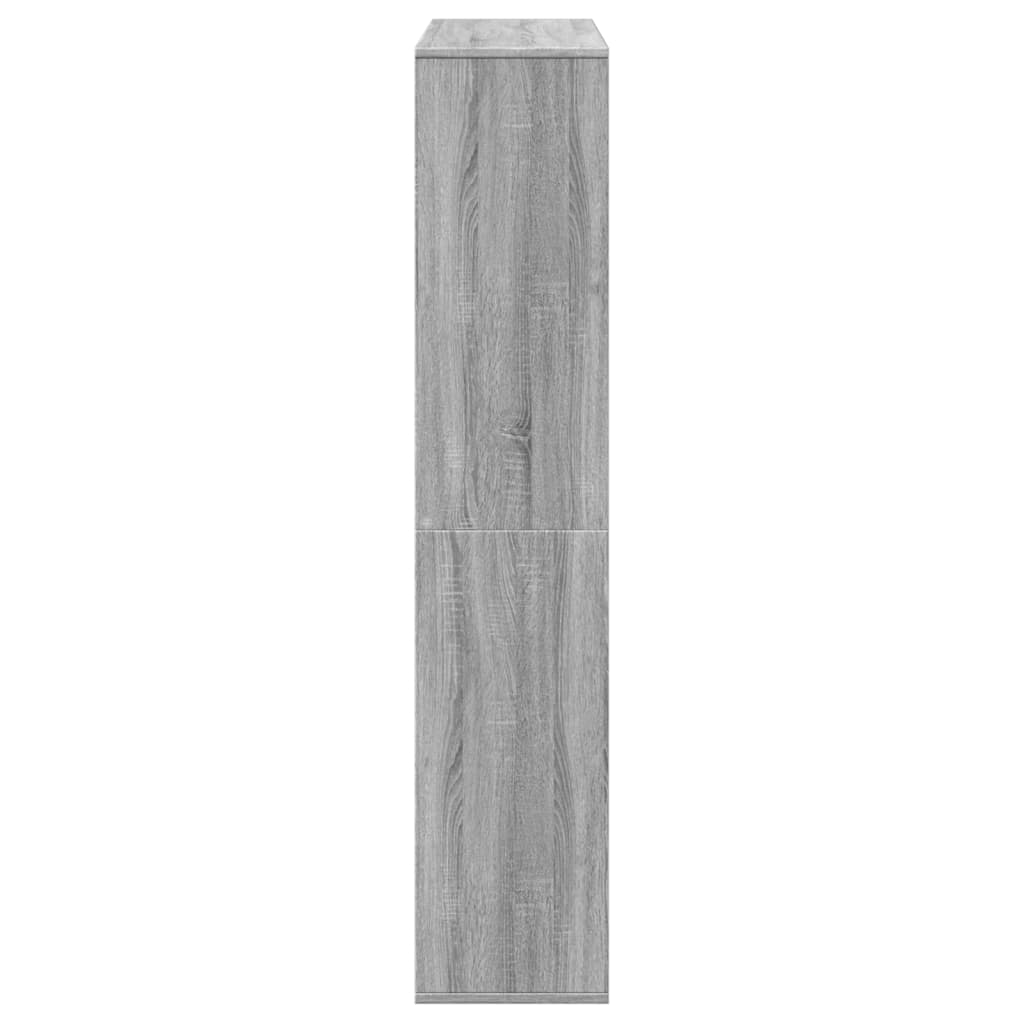Libreria Grigio Sonoma 102x29x143 cm in Legno Multistrato | homemem39