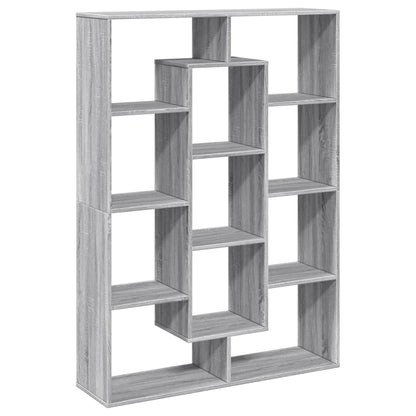 Libreria Grigio Sonoma 102x29x143 cm in Legno Multistrato | homemem39