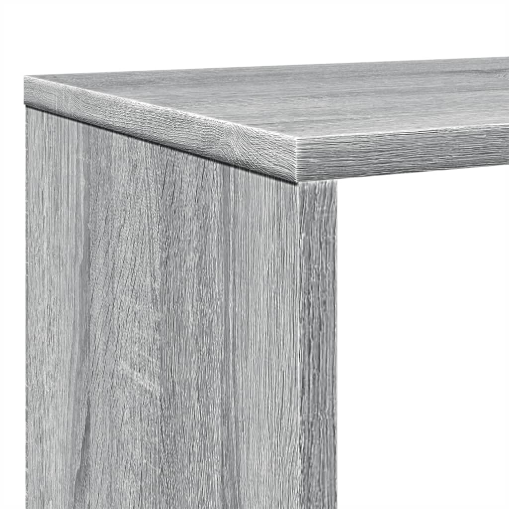 Libreria Grigio Sonoma 102x29x143 cm in Legno Multistrato | homemem39