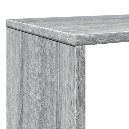 Libreria Grigio Sonoma 102x29x143 cm in Legno Multistrato | homemem39