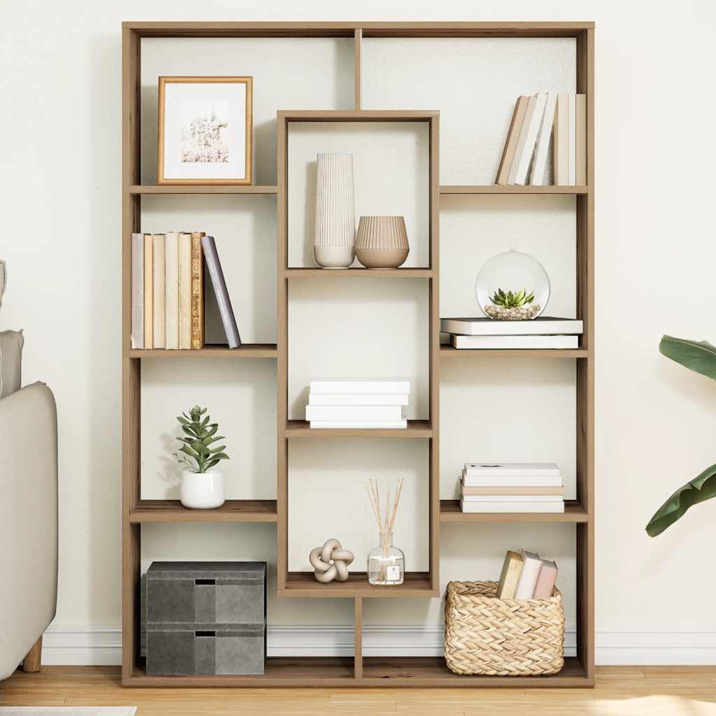 Libreria Rovere Artigianale 102x29x143 cm in Legno Multistrato | homemem39