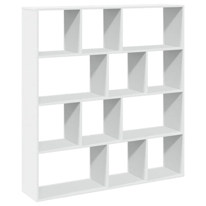 Libreria Bianca 132x29x141,5 cm in Legno Multistrato | homemem39