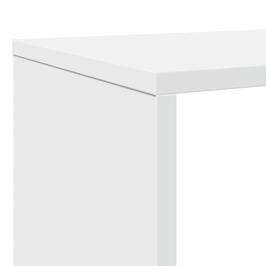 Libreria Bianca 132x29x141,5 cm in Legno Multistrato | homemem39