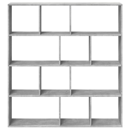 Libreria Grigio Cemento 132x29x141,5 cm in Legno Multistrato | homemem39