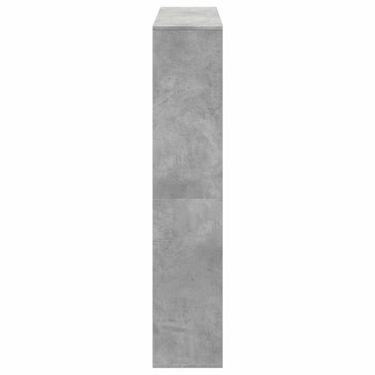 Libreria Grigio Cemento 132x29x141,5 cm in Legno Multistrato | homemem39
