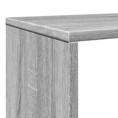 Libreria Grigio Sonoma 132x29x141,5 cm in Legno Multistrato | homemem39