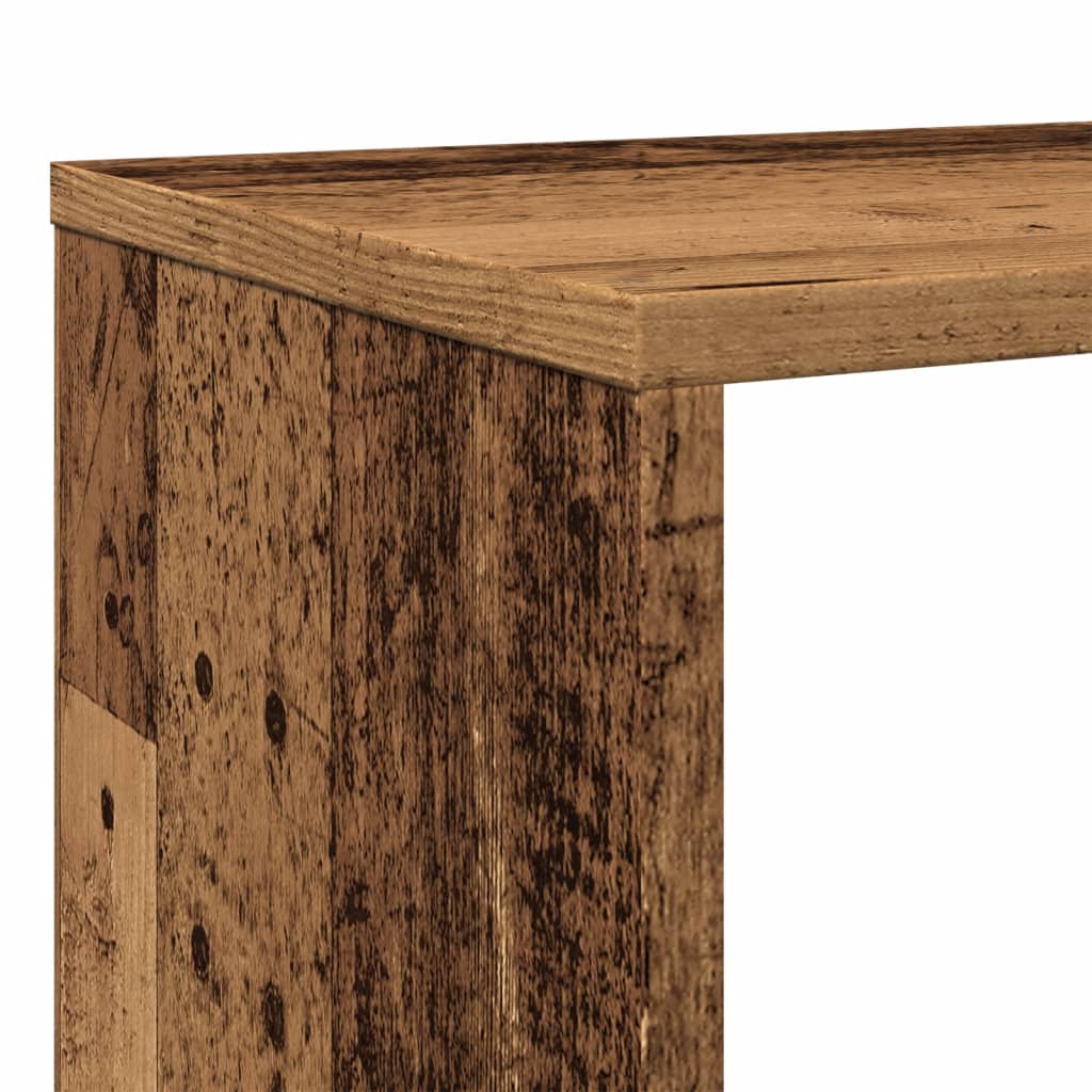 Libreria Legno Antico 132x29x141,5 cm in Legno Multistrato | homemem39