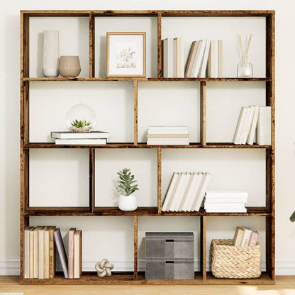 Libreria Legno Antico 132x29x141,5 cm in Legno Multistrato | homemem39
